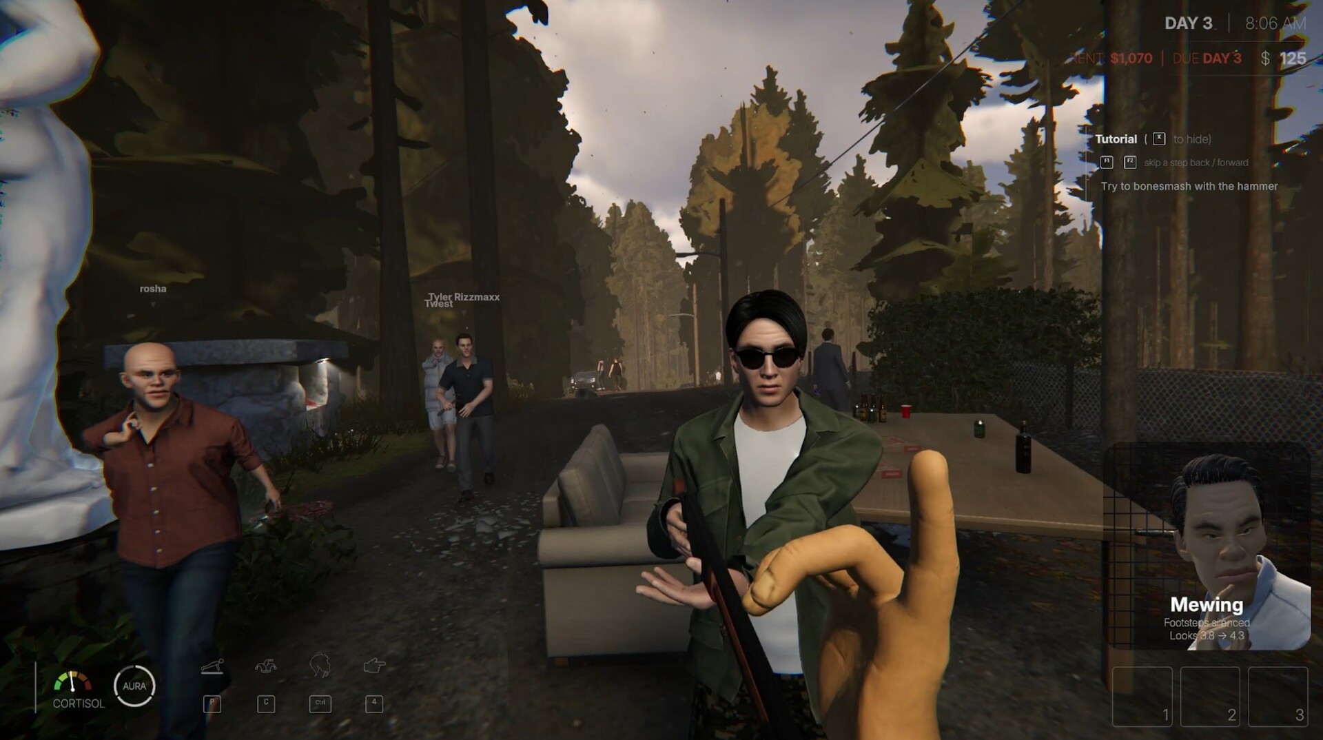 How to play MOGGED: Looksmaxx or Die screenshot